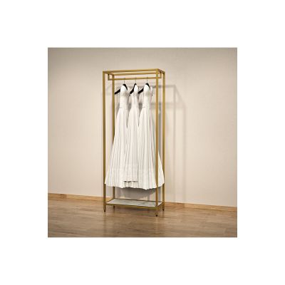 Mağaza Askılık Sistemi 40x120x220 cm Gold