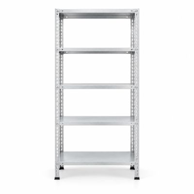 5 Katlı Galvaniz Çelik Raf