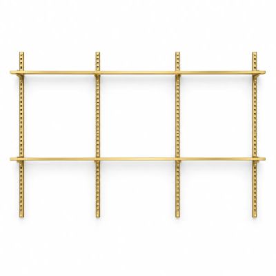 Mağaza Askılık Raf Sistemi 275×200 cm Gold