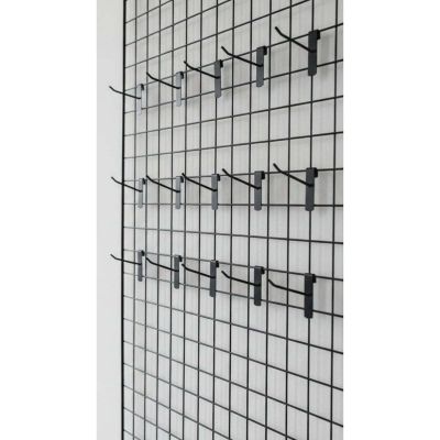 10 Adet 20 cm Siyah Tel Pano Kancası