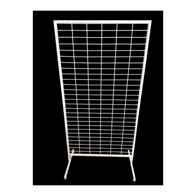 Profil Ayaklı Tel Pano Stand 90×190 cm Beyaz