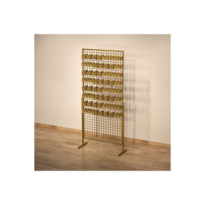 Profil Ayaklı Sık Telli Tel Raf 90×190 cm Gold