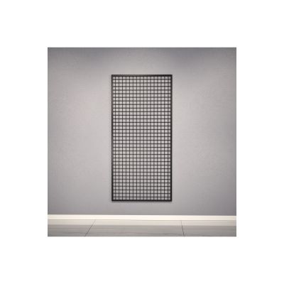 Duvara Monte Sık Telli Tel Raf 90×190 cm Siyah