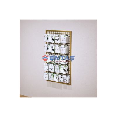 Duvara Monte Sık Telli Tel Raf 60×120 cm Gold