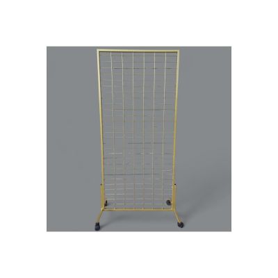 Profil Ayaklı Tel Pano Stand 90×190 cm Gold