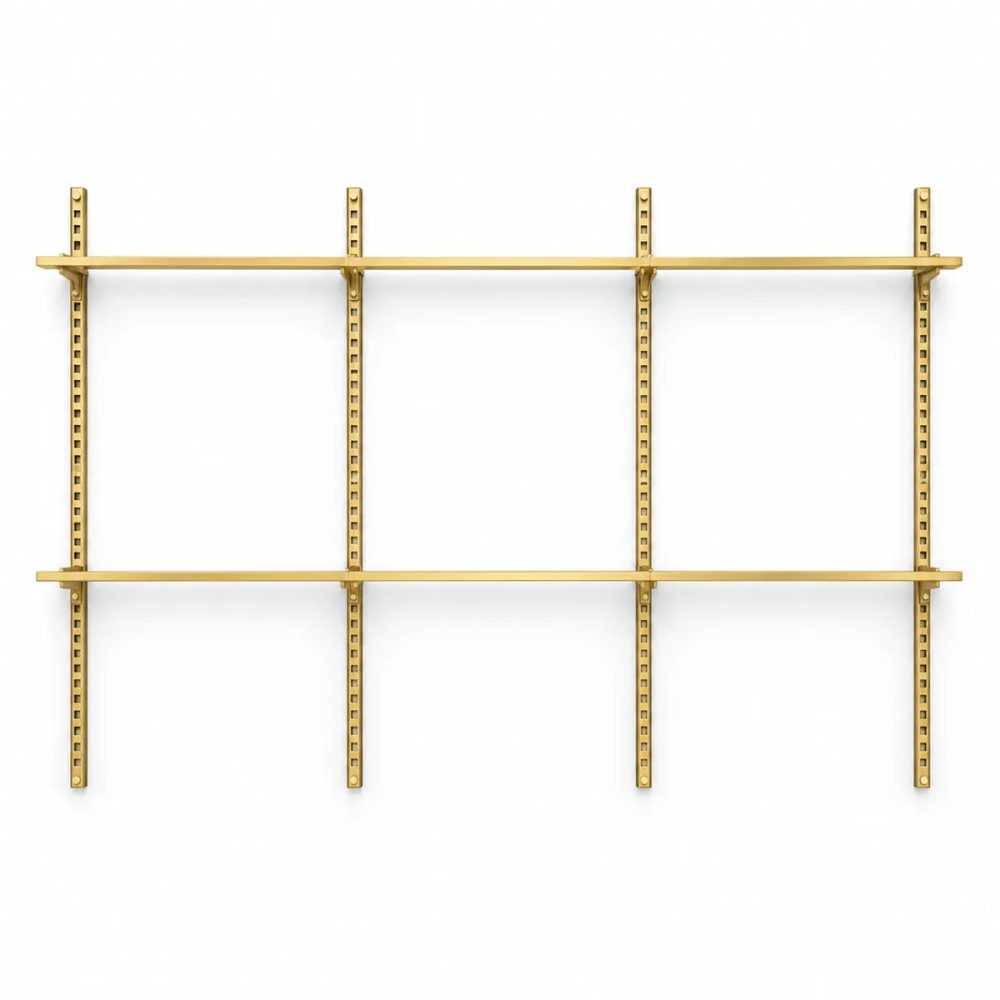 Mağaza Askılık Raf Sistemi 275×200 cm Gold