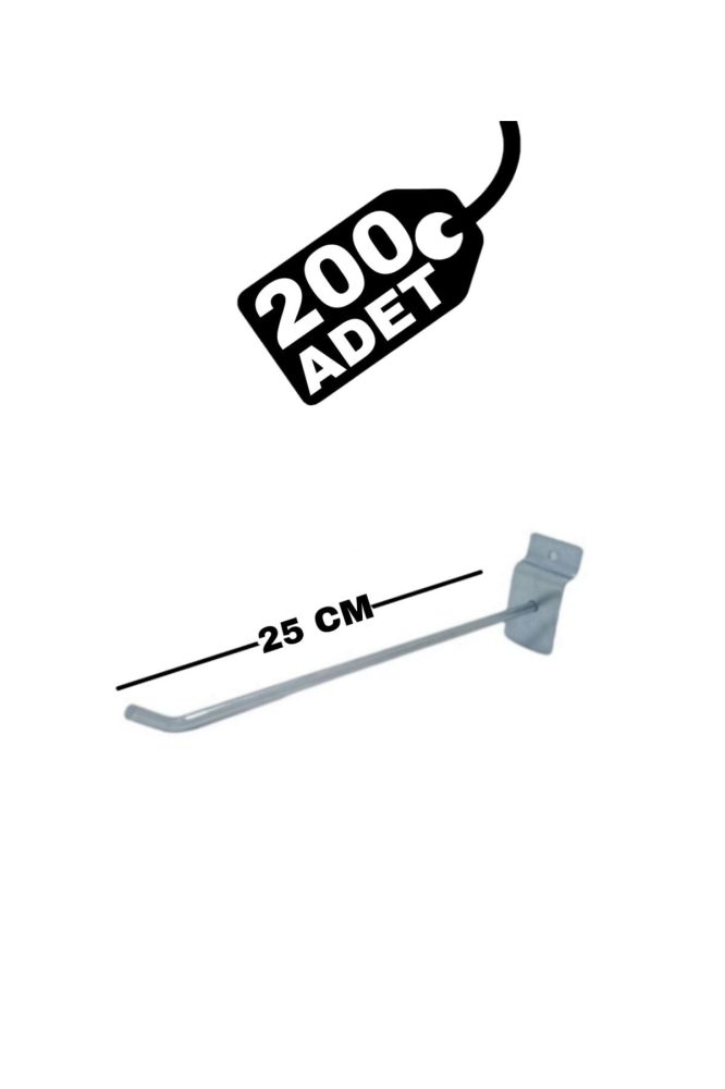 25 cm Kanallı Kanca