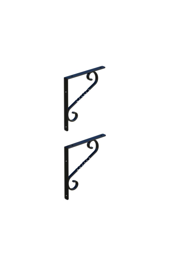 2’li Set Ferforje Raf Destek Kolu 11×17 cm
