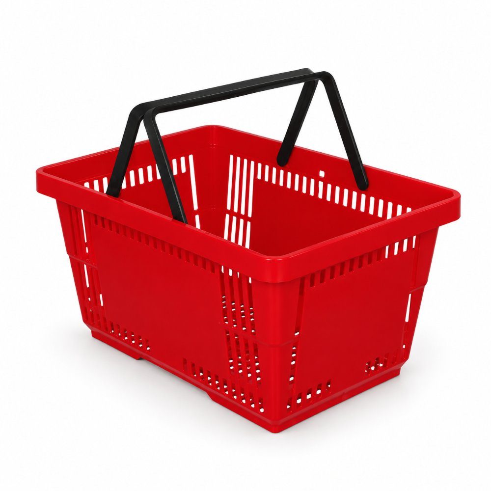 22 Lt Plastik Alışveriş Sepeti