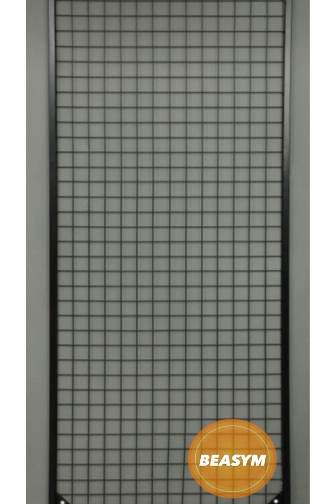 Sık Telli Tel Raf 60×150 cm Siyah