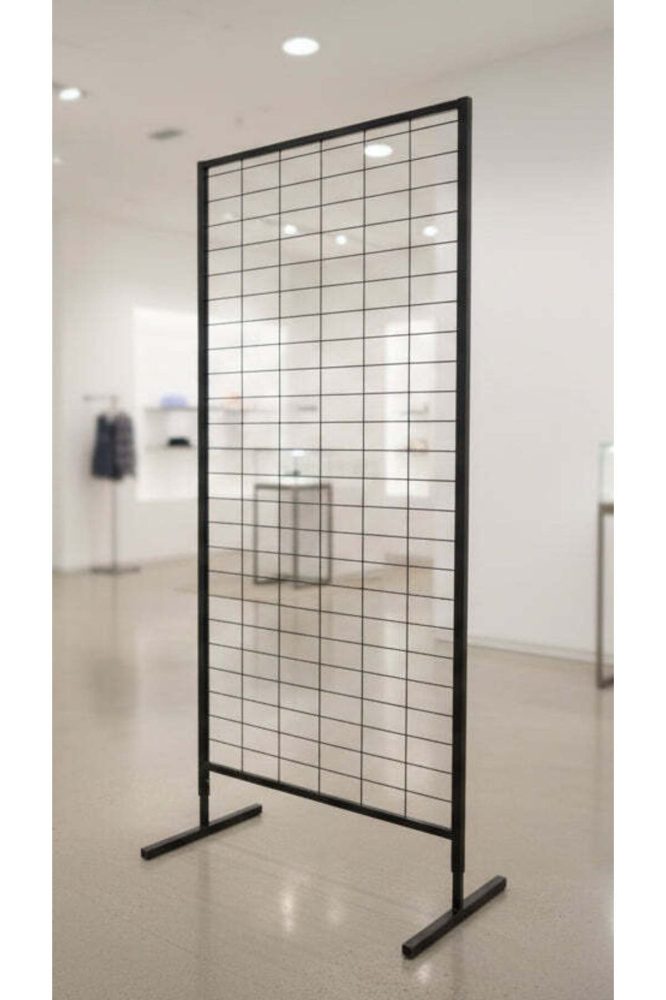 Profil Ayaklı Tel Pano Stand 90×190 cm