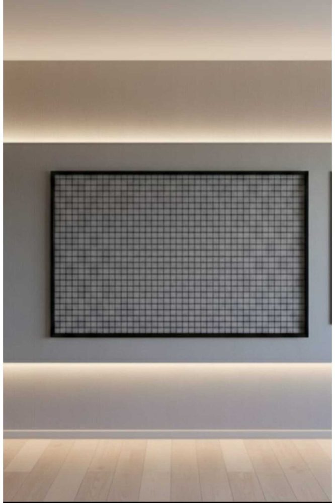 Duvara Monte Sık Telli Tel Raf 60×120 cm Siyah