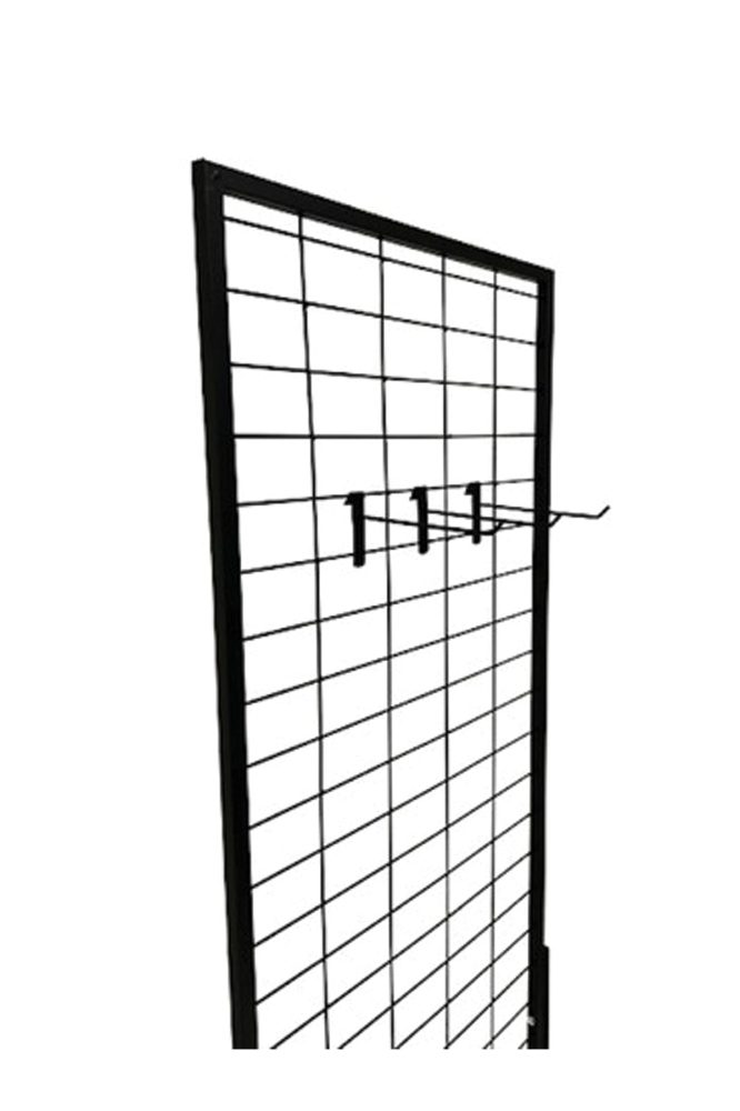 Duvara Monte Tel Pano Stand 90×190 cm Siyah